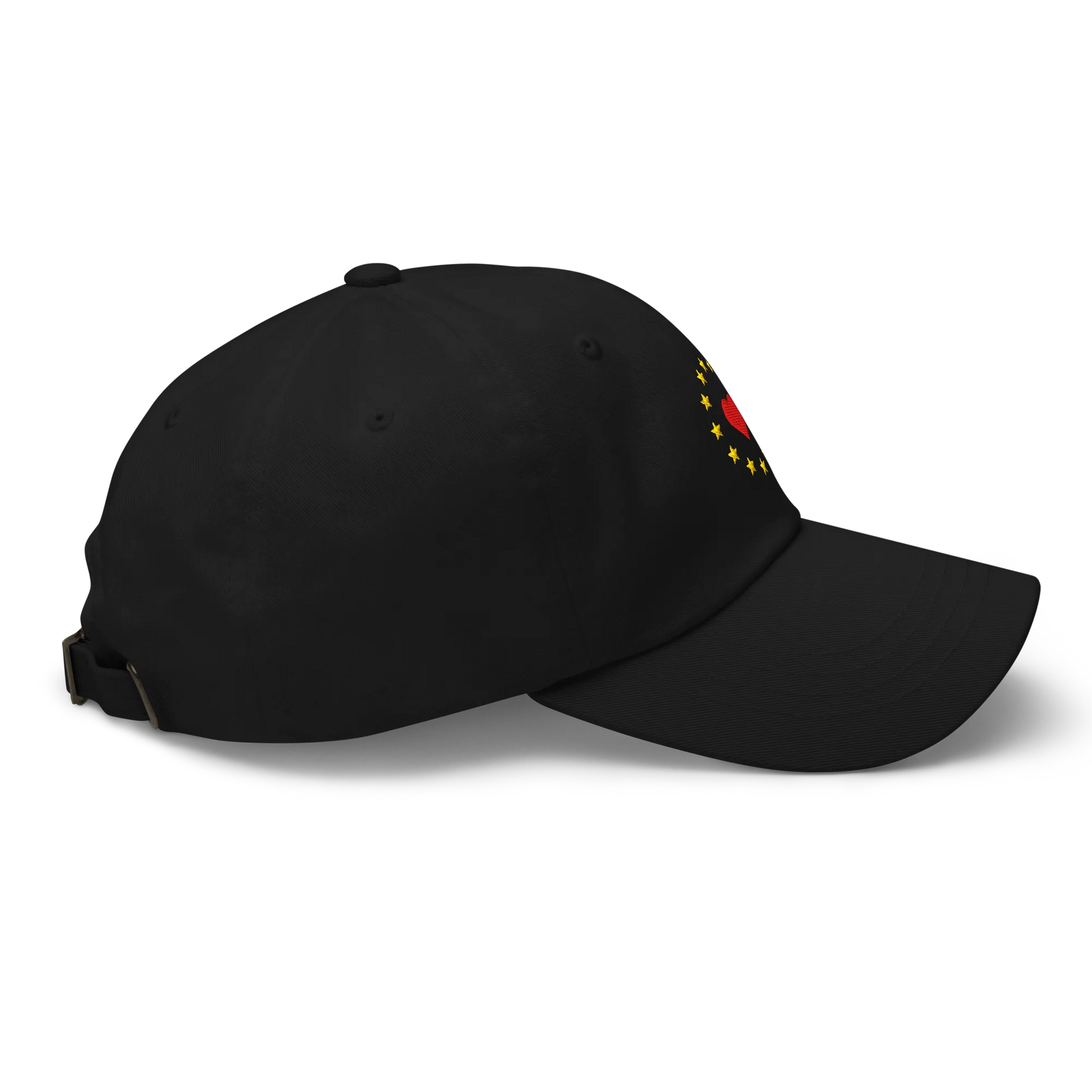 Black "Show the Love for Europe" Cap Right View