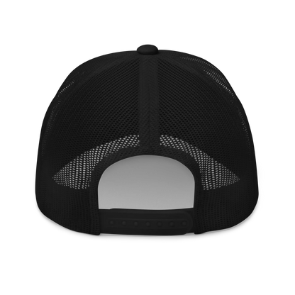 Black "Show the Love for Europe" Trucker Cap Back View