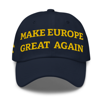 Navy Blue "Make Europe Great Again" / MEGA Hat front