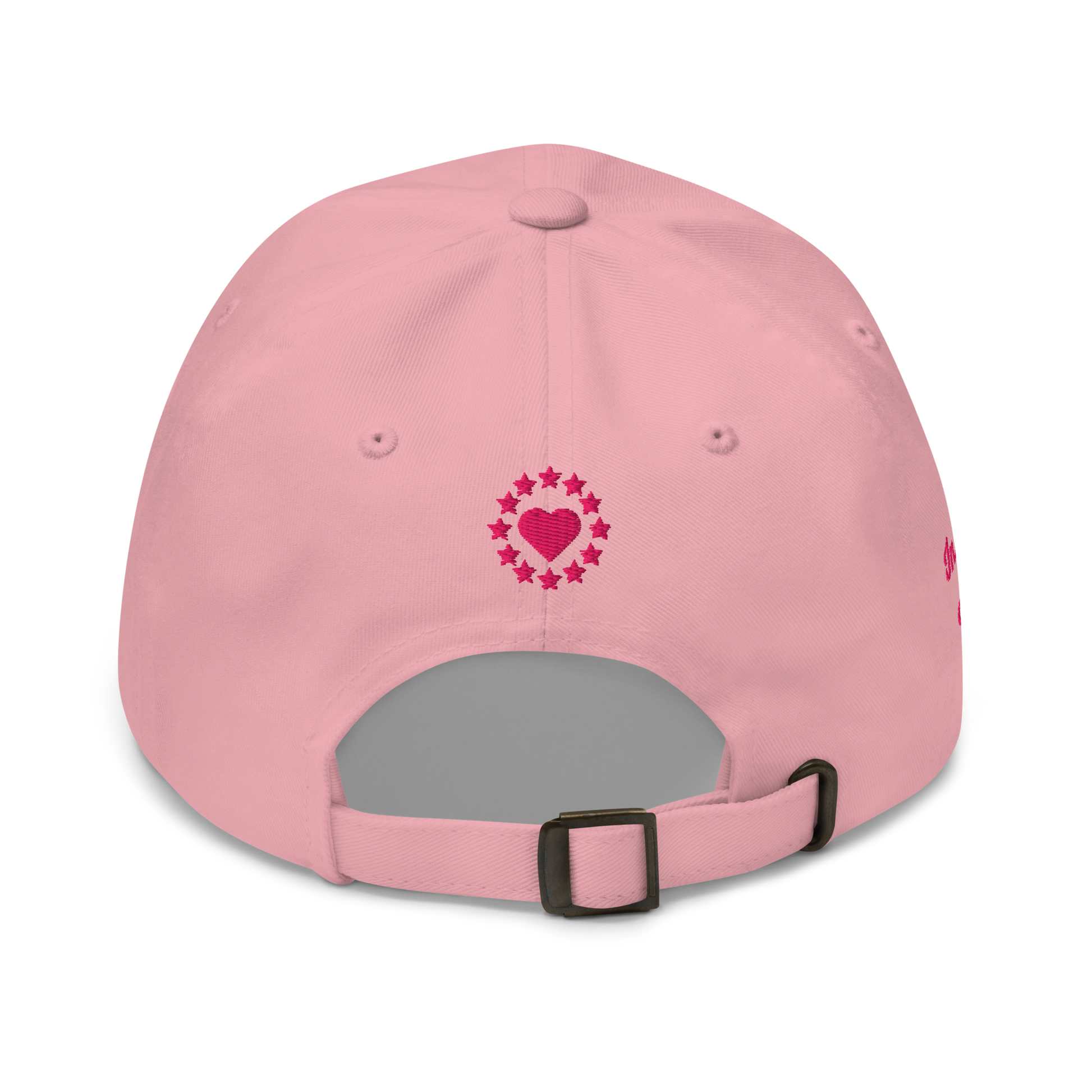 Monochrome Pink "EUROPE" Cap Back View