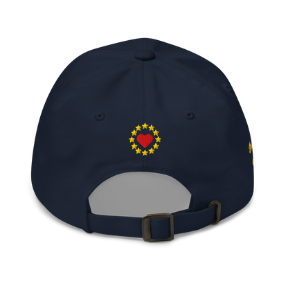 Navy Blue "EUROPE" Cap Back View