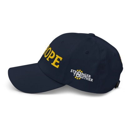 Navy Blue "EUROPE" Cap Left View