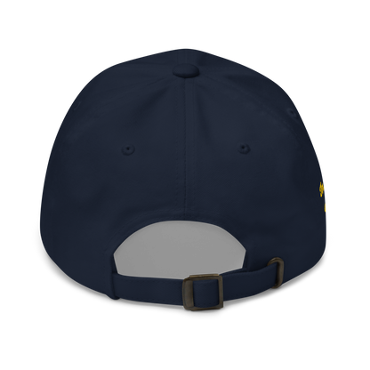 Navy Blue "Make Europe Great Again" / MEGA Cap with "Show the Love for EU" emblem Back View