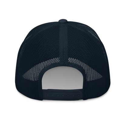 Navy Blue "Make Europe Great Again" / MEGA Trucker Cap Back View