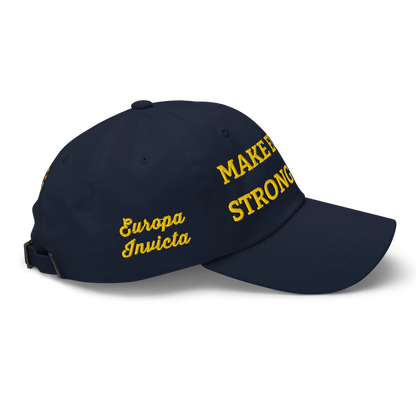 Navy Blue "Make Europe Strong Again" / MESA Cap Right View