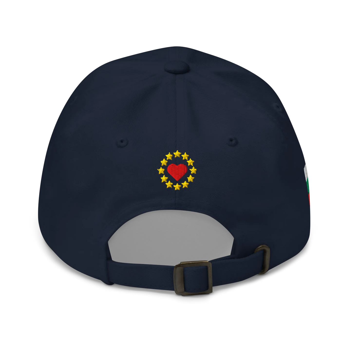 Navy Blue MEGA Cap with National Flag of Bulgaria Back View