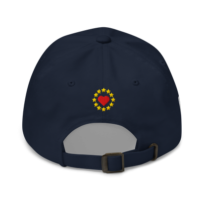 Navy Blue MEGA Cap with National Flag of Cyprus Back View
