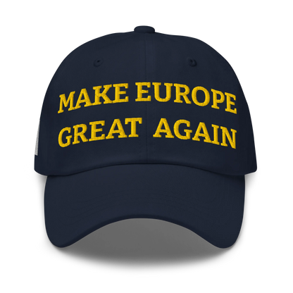 Navy Blue MEGA Cap with National Flag of Cyprus Front View