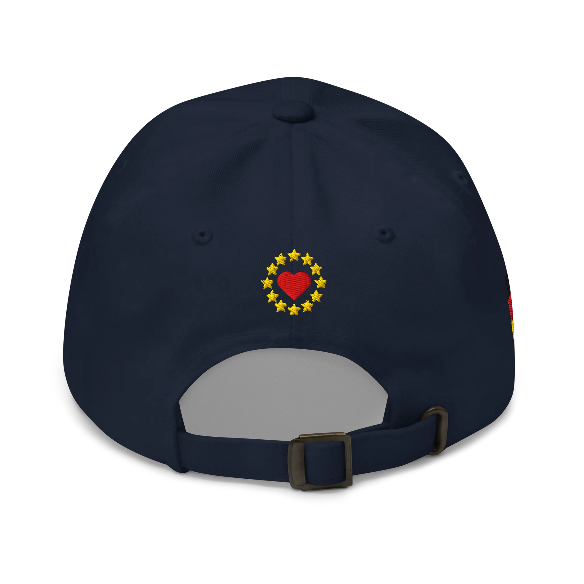Navy Blue MEGA Cap with National Flag of Germany Back View