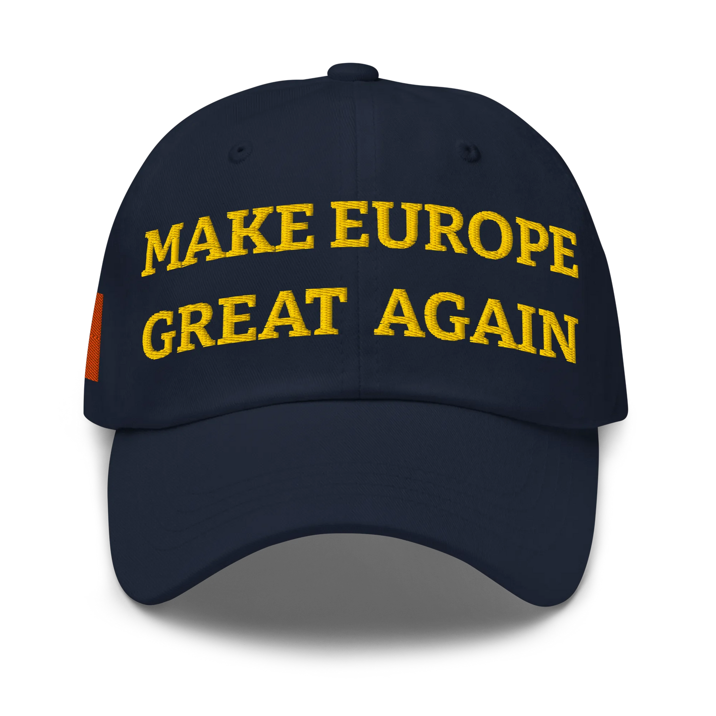 Navy Blue MEGA Cap with National Flag of Ireland Front View