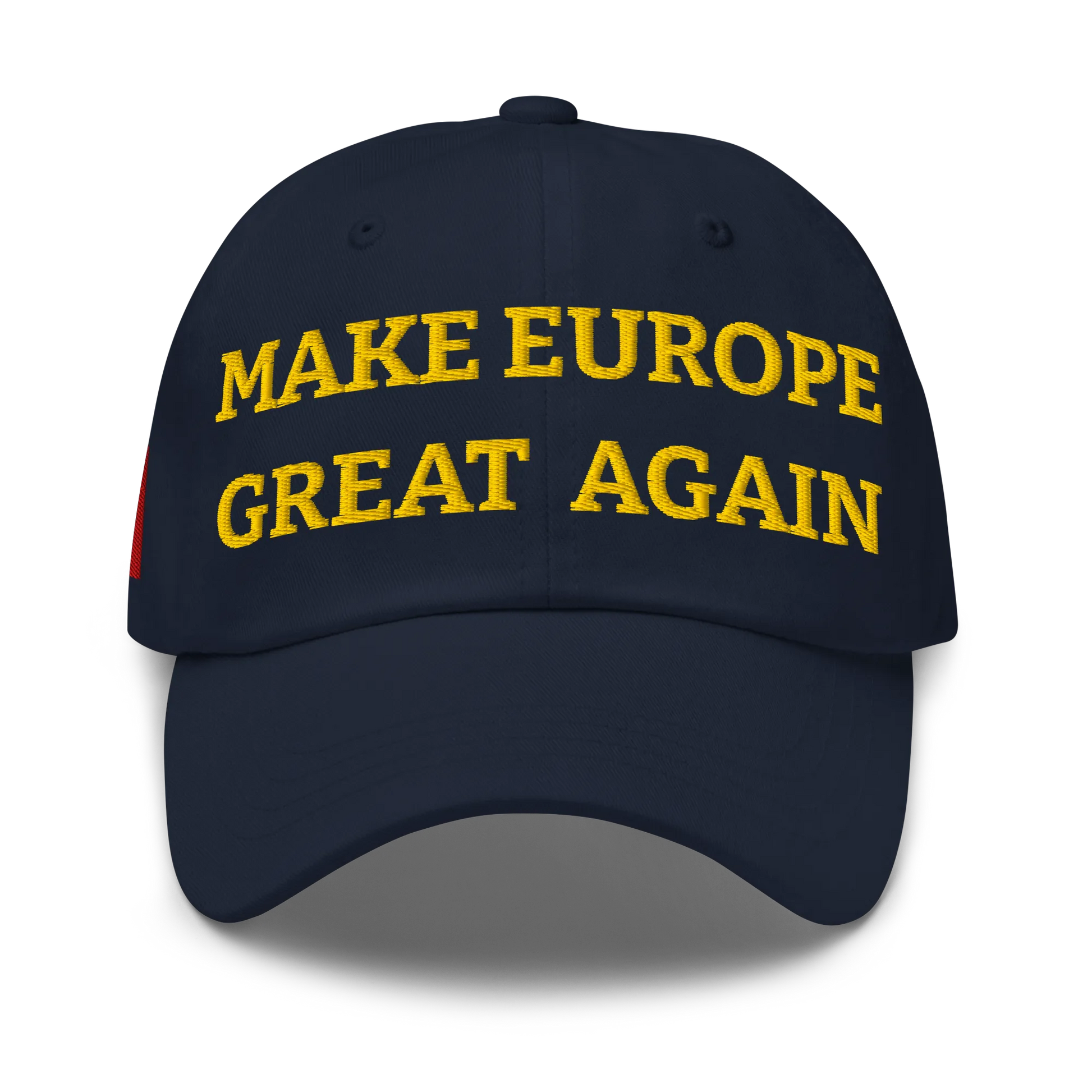 Navy Blue MEGA Cap with National Flag of Malta Front View