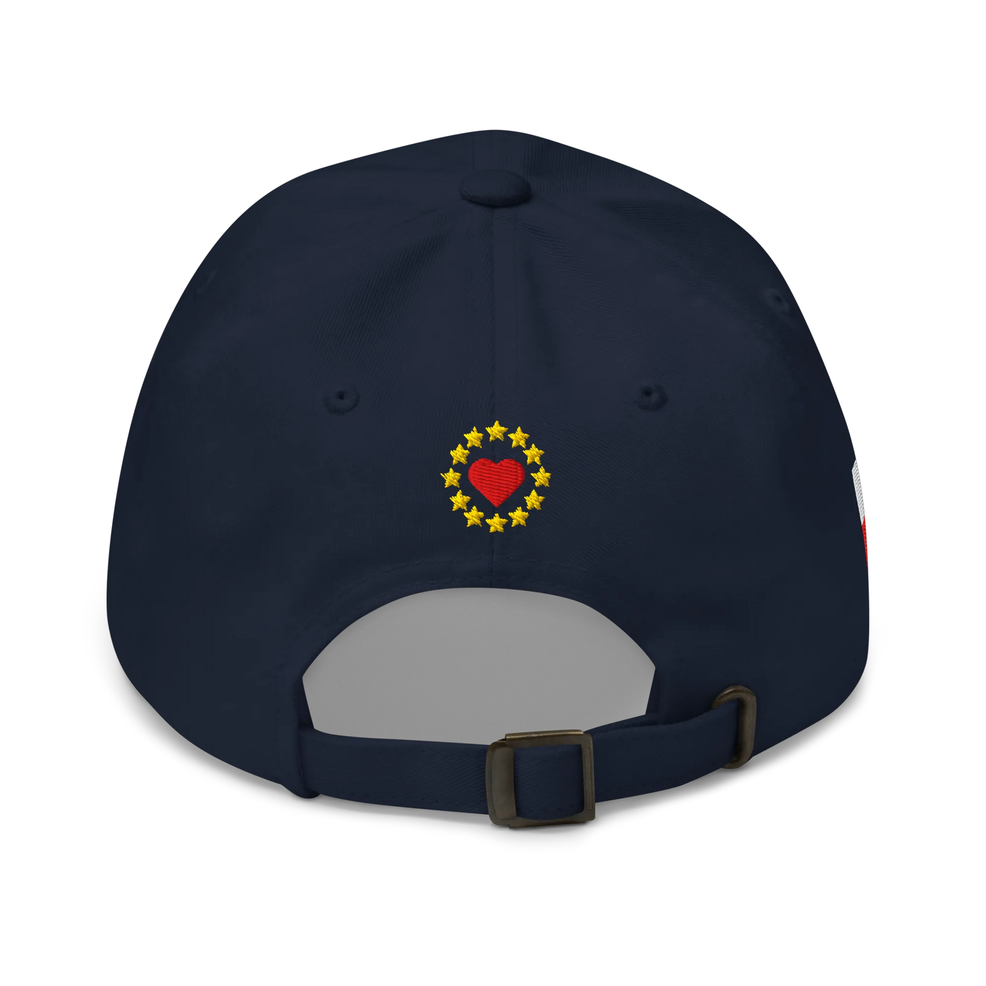 Navy Blue MEGA Cap with National Flag of Poland Back View