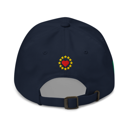 Navy Blue MEGA Cap with National Flag of Portugal Back View