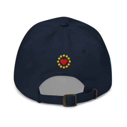 Navy Blue MEGA Cap with National Flag of Portugal Back View