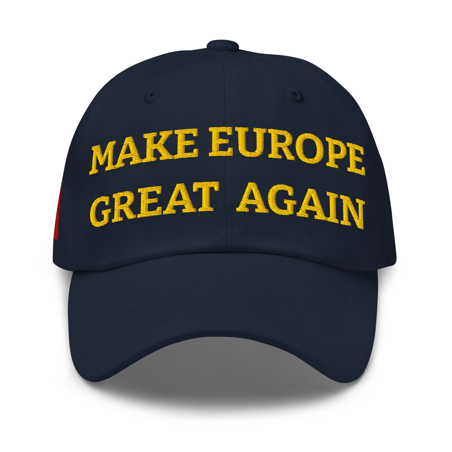 Navy Blue MEGA Cap with National Flag of Romania Front View