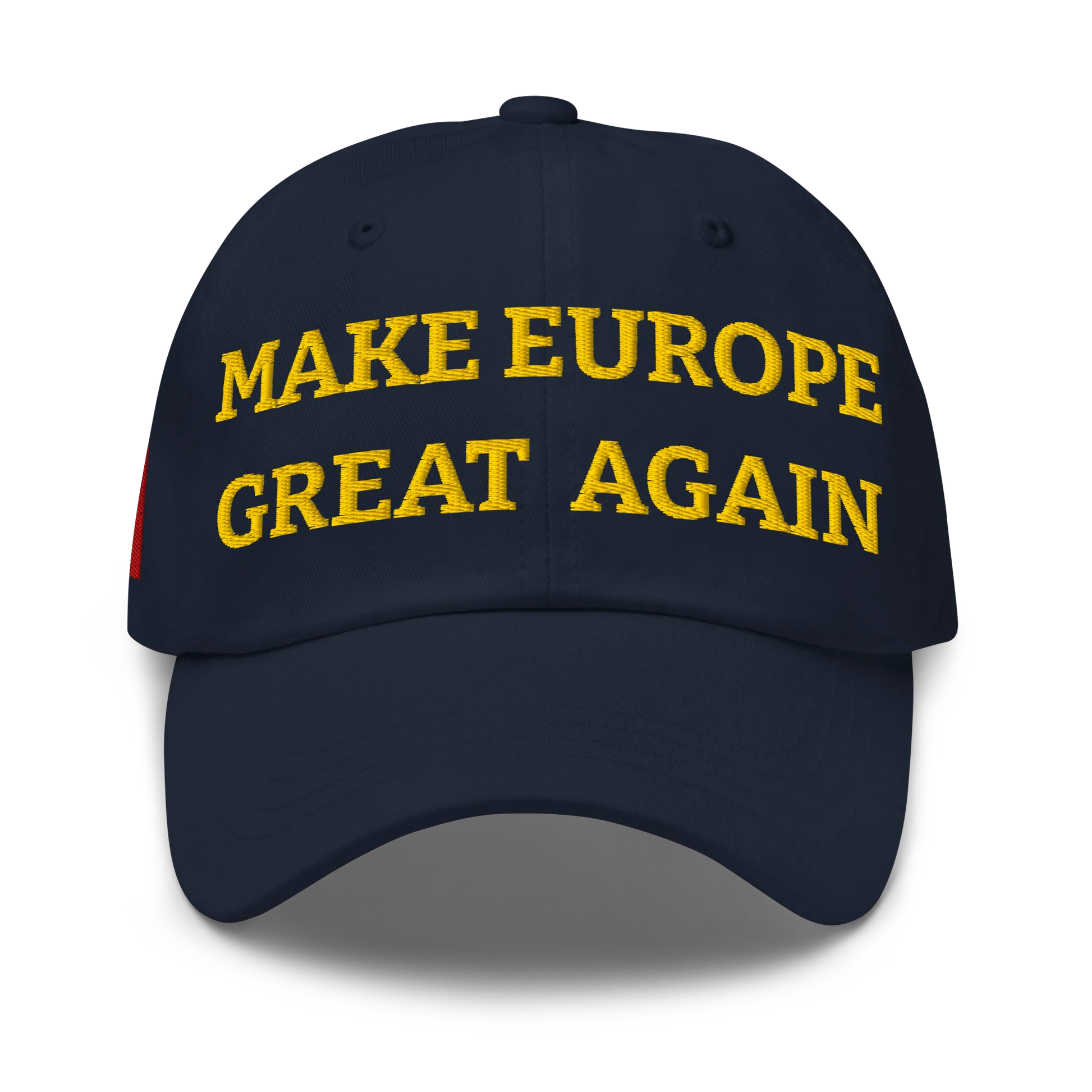 Navy Blue MEGA Cap with National Flag of Romania Front View