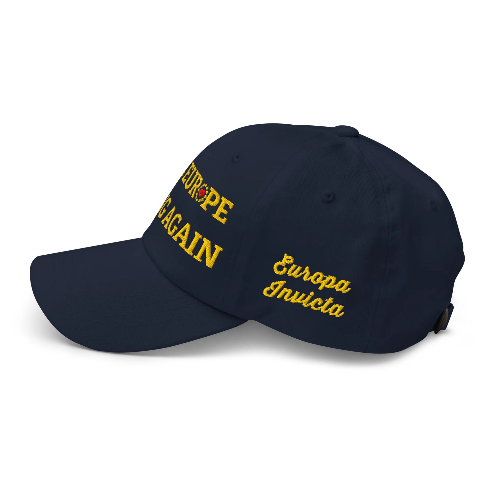 Navy Blue MESA Cap with National Flag of Poland and "Show the Love for Europe" emblem Left View