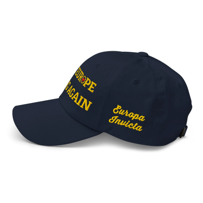 Navy Blue MESA Cap with National Flag of Poland and "Show the Love for Europe" emblem Left View