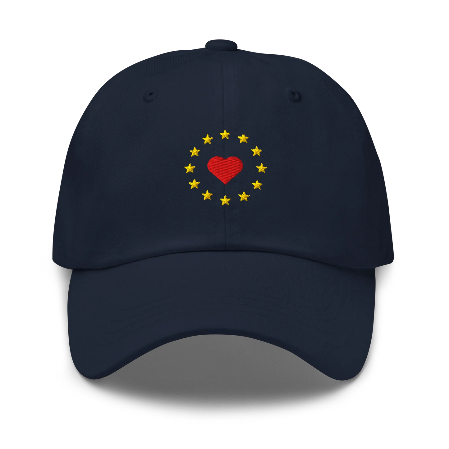Navy Blue "Show the Love for Europe" Cap Front View