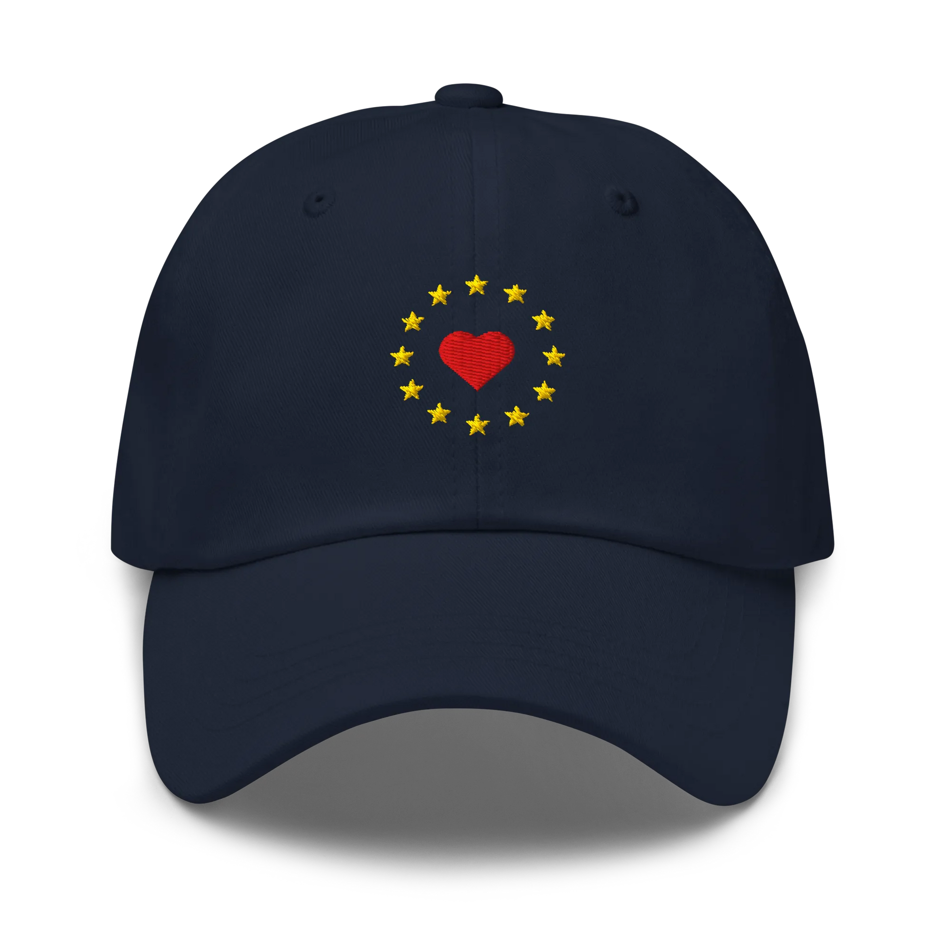 Navy Blue "Show the Love for Europe" Cap Front View