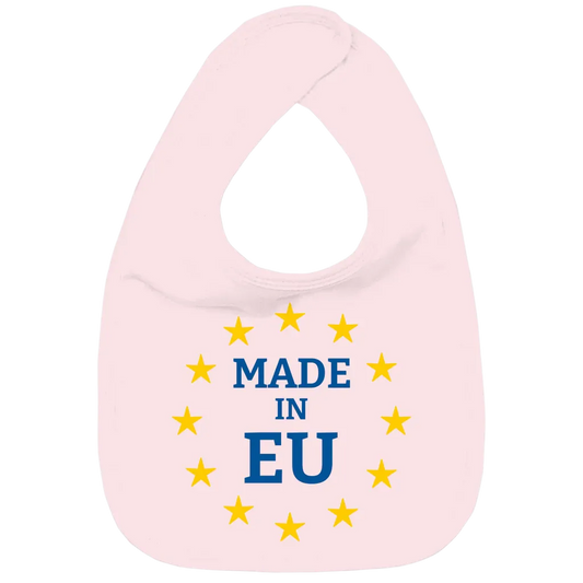 Pink Organic "Made in EU" Baby Bib