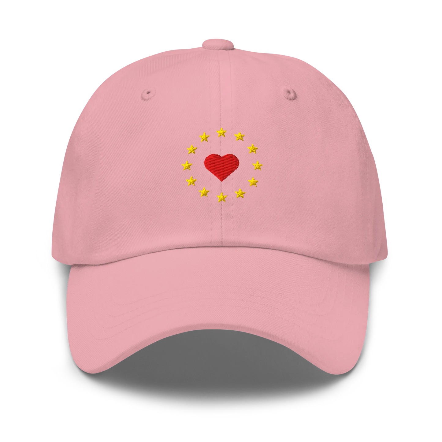 Pink "Show the Love for Europe" Cap Front View