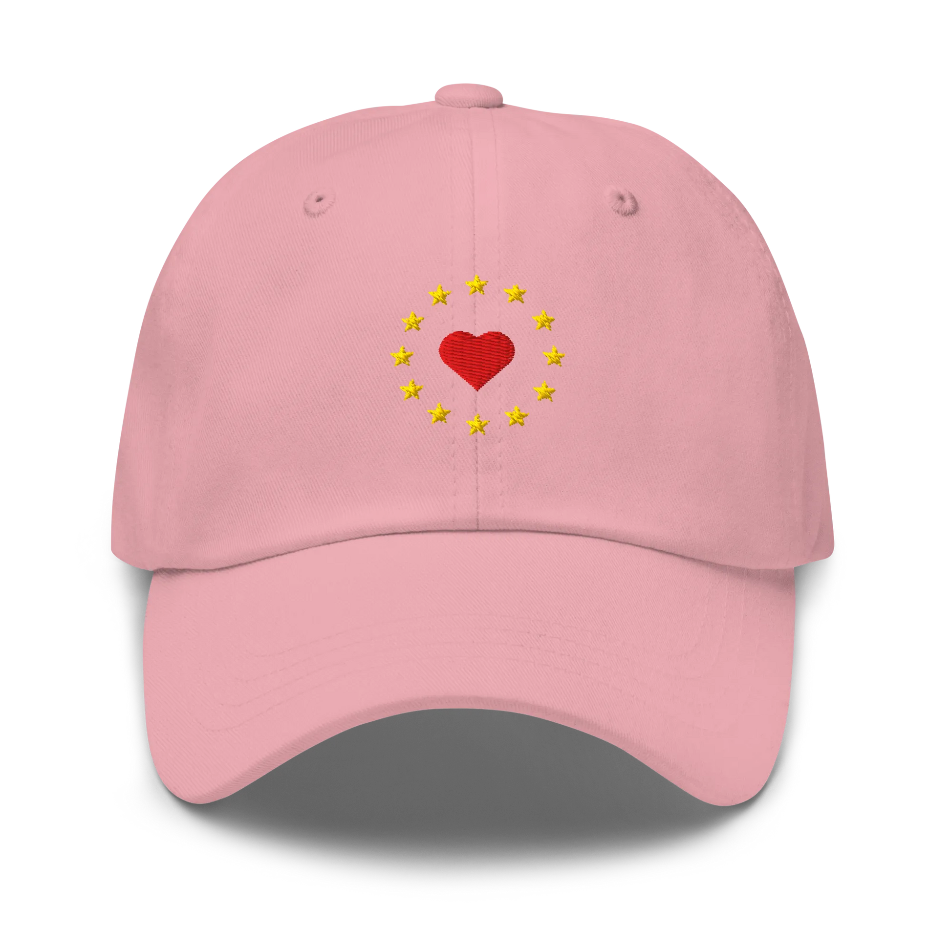 Pink "Show the Love for Europe" Cap Front View