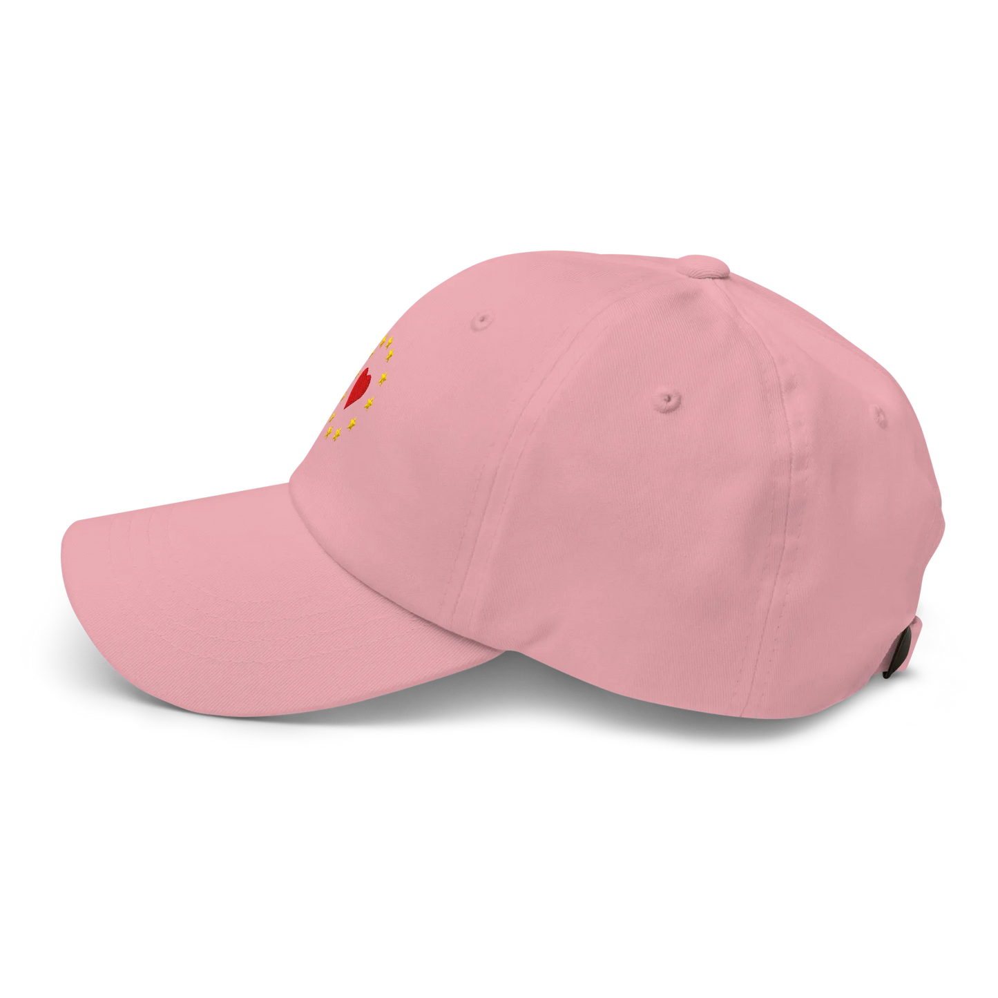 Pink "Show the Love for Europe" Cap Left View