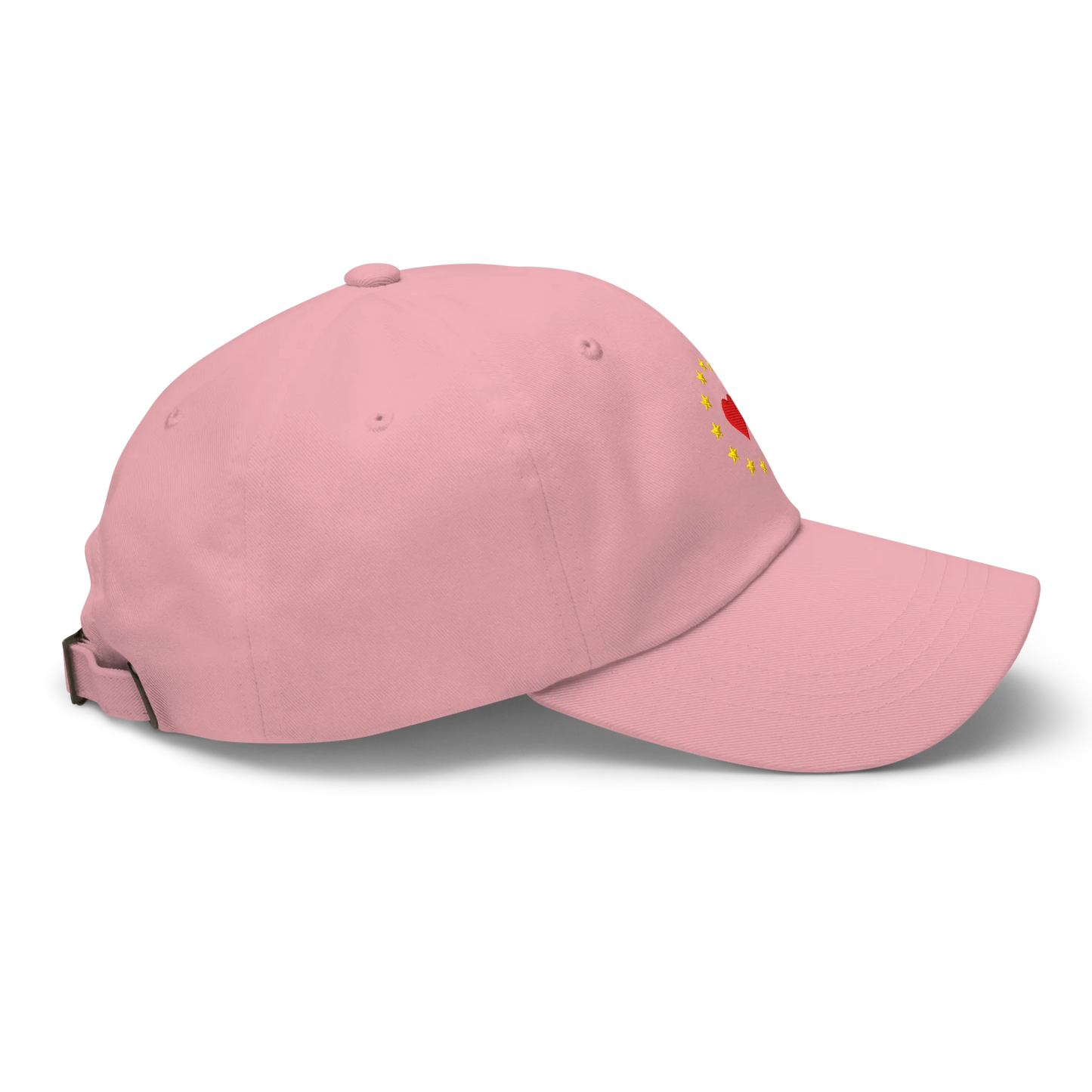 Pink "Show the Love for Europe" Cap Right View
