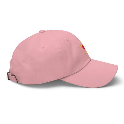 Pink "Show the Love for Europe" Cap Right View