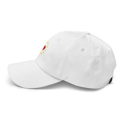 White "Show the Love for EU" Cap Left View